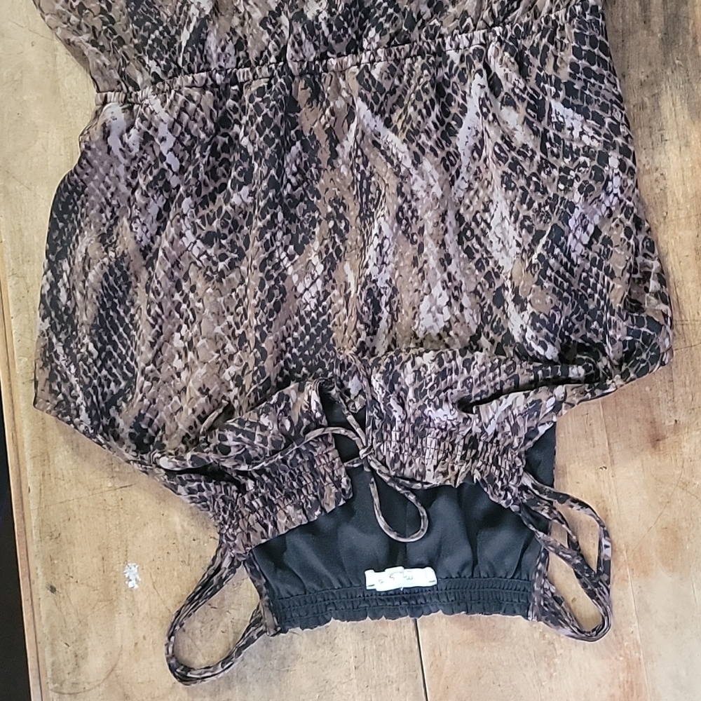 Maurices Snake Print Dress Small